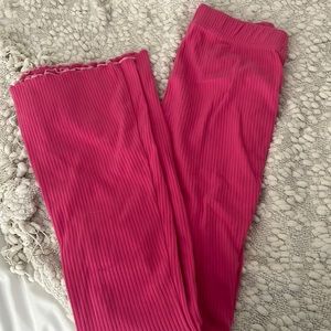 Wild Fable - Bright pink flare leggings